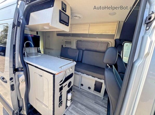W1X4EBHY0NP484324 2022 MERCEDES-BENZ SPRINTER Silver Widok komory silnika
