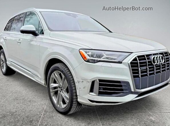 WA1LXAF71MD017482 2021 AUDI Q7 White უკანა მარცხენა