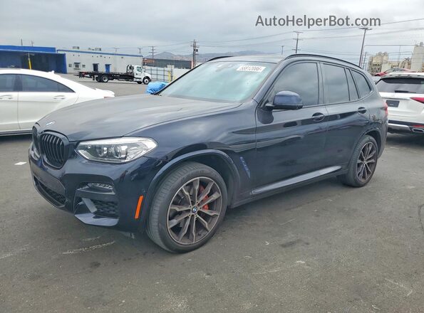 5UXTY3C06M9G20129 2021 BMW X3 Black Rear left