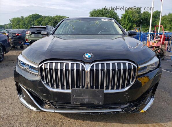 WBA7T2C04LGF96819 2020 BMW 7 SERIES Black Rear view