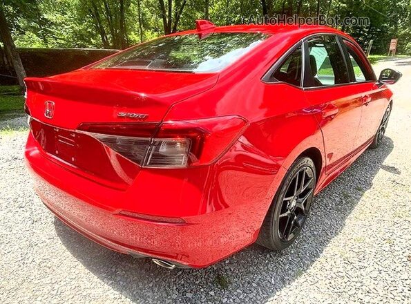 2HGFE2F59NH606346 2022 HONDA CIVIC Red Front view
