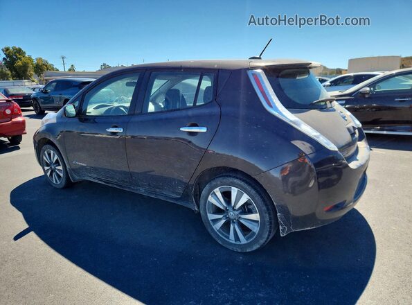 1N4BZ0CP9HC301891 2017 NISSAN LEAF Brown Rear right