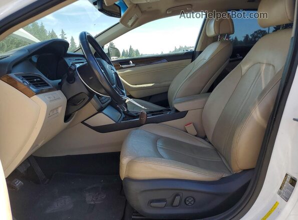 5NPE34AF4GH396955 2016 HYUNDAI SONATA White Widok deski rozdzielczej