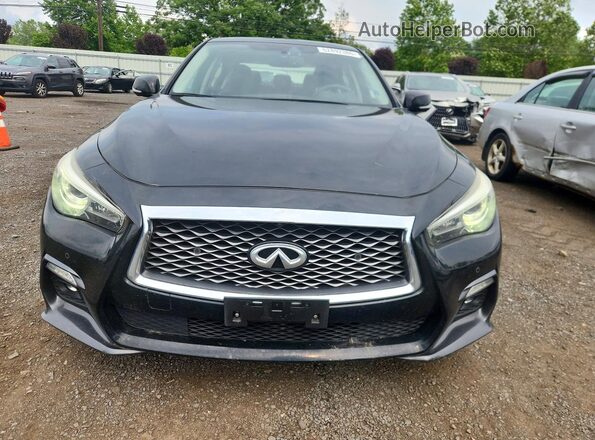 JN1EV7AR2KM550344 2019 INFINITI Q50 Black Հետևի տեսք