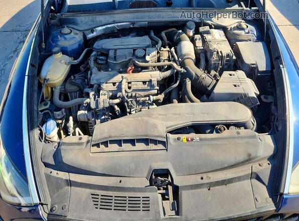 5NPEH4J26NH149738 2022 HYUNDAI SONATA Blue ძრავის განყოფილების ხედი
