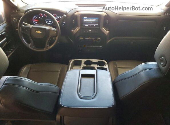 1GC4YLE70MF180021 2021 CHEVROLET SILVERADO White Вид щитка приладів