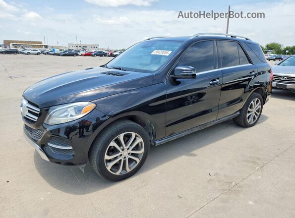 4JGDA5HB0GA727074 2016 MERCEDES-BENZ GLE Black Rear left