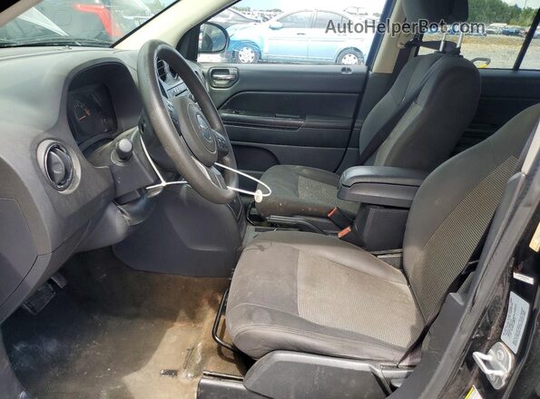 1C4NJDBB5GD780492 2016 JEEP COMPASS Black წინა პანელის ხედი