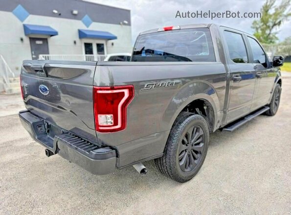 1FTEW1CP9GKF90720 2016 FORD F150 Gray Przód prawy