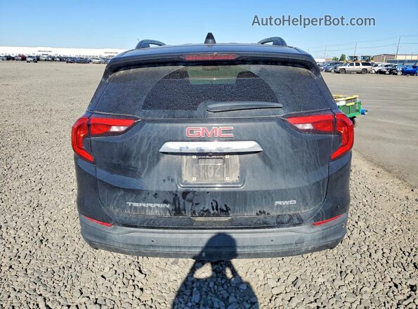 3GKALUEU2JL222689 2018 GMC TERRAIN Black Widok wnętrza z przodu