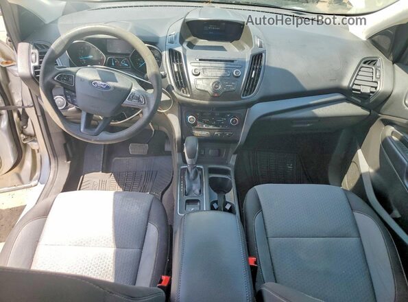 1FMCU0GD4JUB22229 2018 FORD ESCAPE Silver ხელსაწყოთა პანელის ხედი