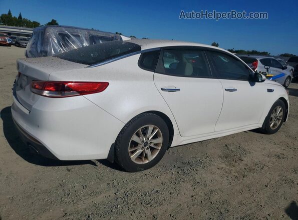 5XXGT4L33JG191772 2018 KIA OPTIMA White Delantero derecho