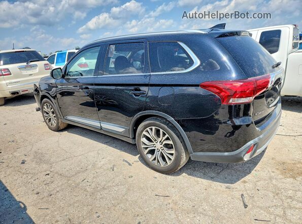 JA4AZ3A32JZ001470 2018 MITSUBISHI OUTLANDER Black Trasero derecho