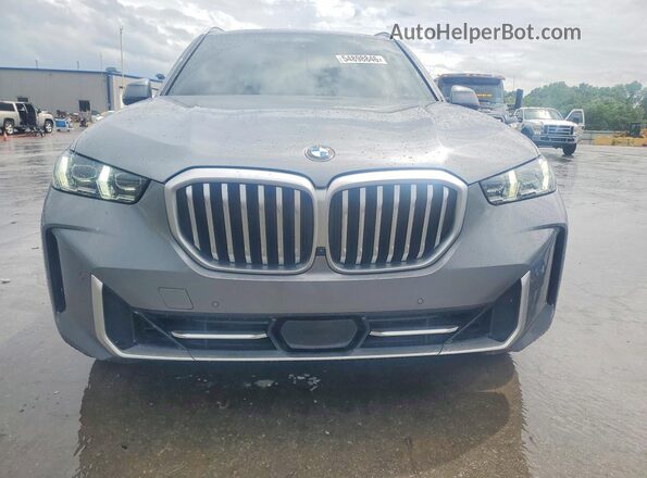 5UX13EU02R9S54075 2024 BMW X5 Серый Вид сзади