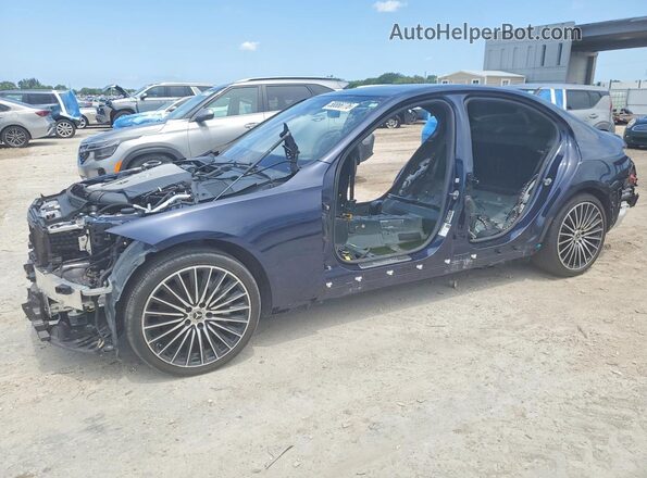 W1KAF4HBXPR096814 2023 MERCEDES-BENZ C Blue უკანა მარცხენა