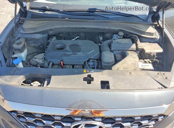 5NMS5CADXLH257667 2020 HYUNDAI SANTA FE Black VIN sticker view