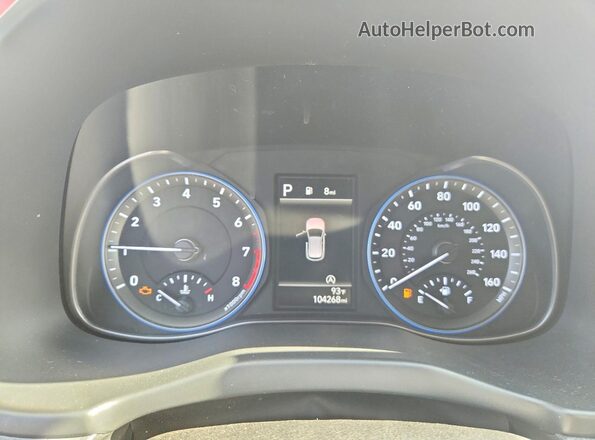 KM8K22AB8PU036855 2023 HYUNDAI KONA Red Հետևի նստատեղերի տեսք