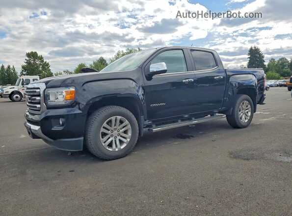 1GTP6DE17H1293990 2017 GMC CANYON Black Հետևի ձախ