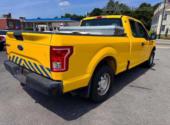 1FTEX1E89HKD49762 2017 FORD F150 Yellow Передня права чверть