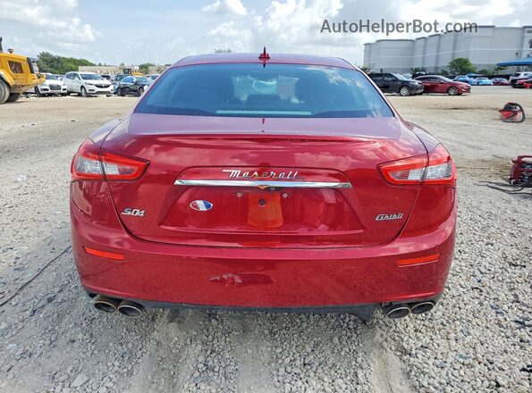ZAM57RTL0H1196406 2017 MASERATI GHIBLI Red Vista interior delantera