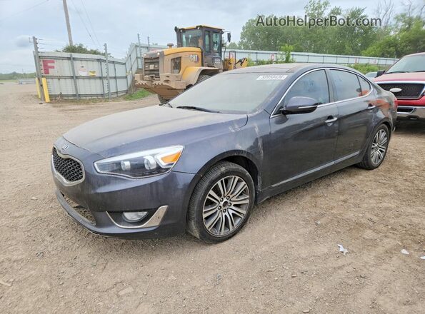 KNALN4D75G5221486 2016 KIA CADENZA Charcoal Trasero izquierdo
