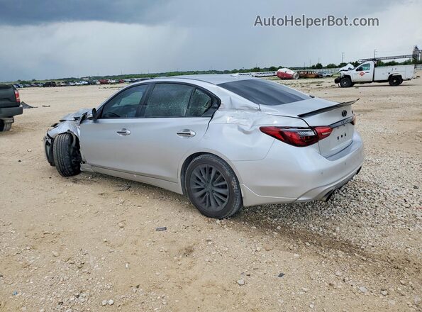 JN1EV7AP2JM353834 2018 INFINITI Q50 Silver უკანა მარჯვენა