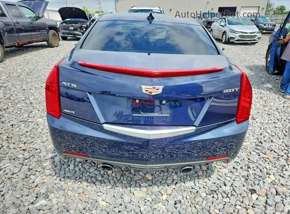 1G6AF5SX3J0131972 2018 CADILLAC ATS Синий Вид салона спереди