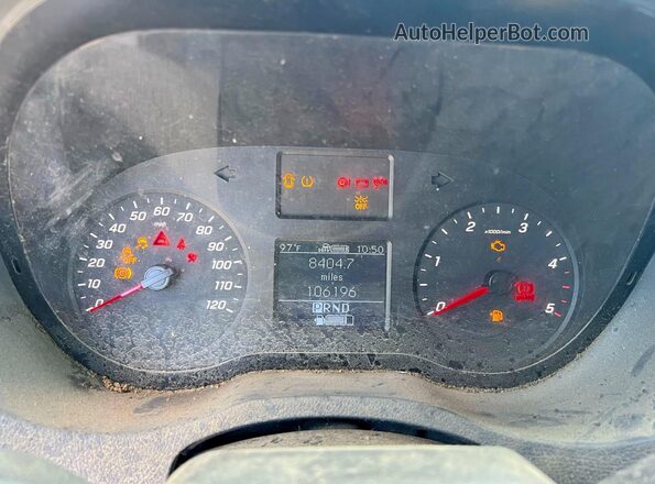 WD4PF1CD2KP132372 2019 MERCEDES-BENZ SPRINTER Blue Instrument cluster view