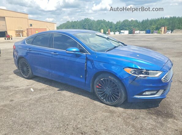 3FA6P0RU4JR247301 2018 FORD FUSION Blue წინა ხედი