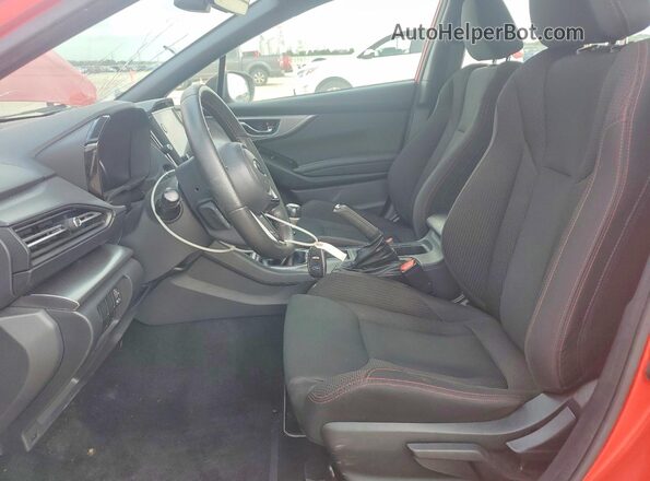 JF1VBAF67N9007439 2022 SUBARU WRX Красный Вид панели приборов