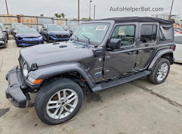 1C4JJXP65MW749934 2021 JEEP WRANGLER Gray Задня ліва чверть