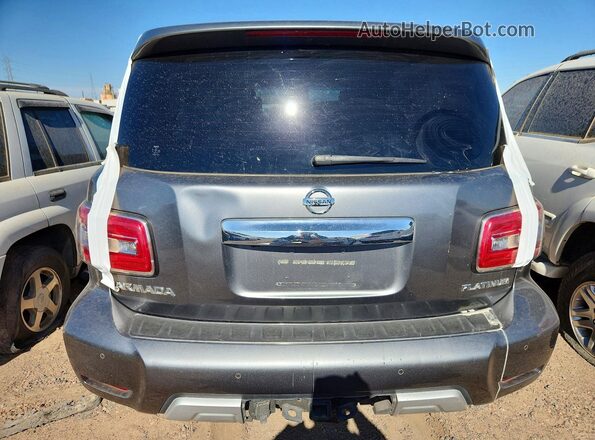 JN8AY2NF3H9304716 2017 NISSAN ARMADA Gray Front interior view