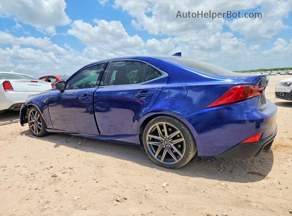 JTHBA1D27J5083680 2018 LEXUS IS Blue Հետևի աջ