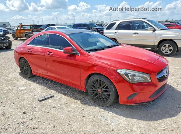 WDDSJ4EBXJN631159 2018 MERCEDES-BENZ CLA-CLASS Red Vista frontal