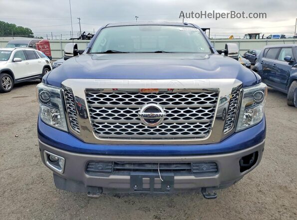 1N6BA1F4XGN512994 2016 NISSAN TITAN Синий Вид сзади
