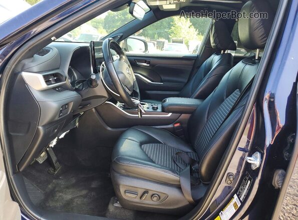 5TDKDRBH0PS512837 2023 TOYOTA HIGHLANDER Black წინა პანელის ხედი