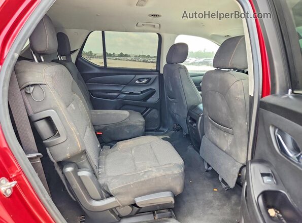 1GNERGKW5JJ273153 2018 CHEVROLET TRAVERSE Темно-бордовый Вид подкапотного пространства