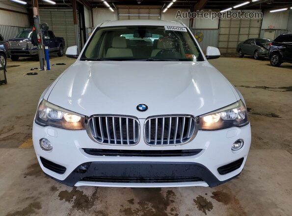 5UXWX9C55G0D90834 2016 BMW X3 White Vista trasera