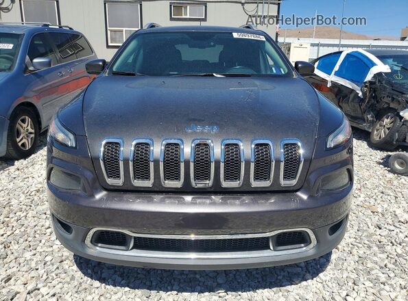 1C4PJLDBXGW290747 2016 JEEP CHEROKEE Gray Rear view
