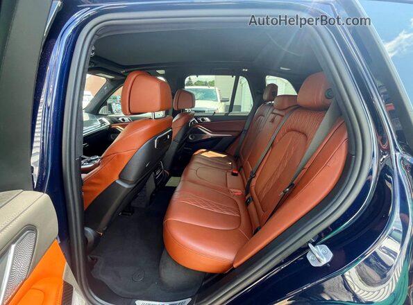 5UX33EU03R9T09335 2024 BMW X5 Blue Առջևի վահանակի տեսք