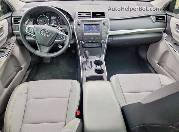 4T1BF1FK1HU767412 2017 TOYOTA CAMRY Серый Вид щитка приборов