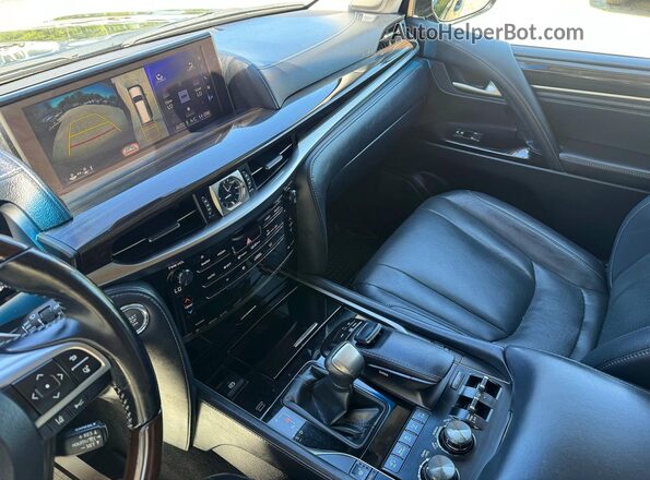 JTJHY7AX3J4266006 2018 LEXUS LX Black Rear interior view