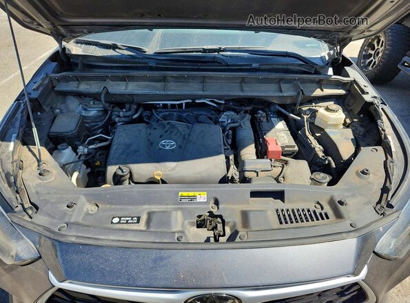 5TDCZRAH1MS039999 2021 TOYOTA HIGHLANDER Серый Вид наклейки с VIN-кодом