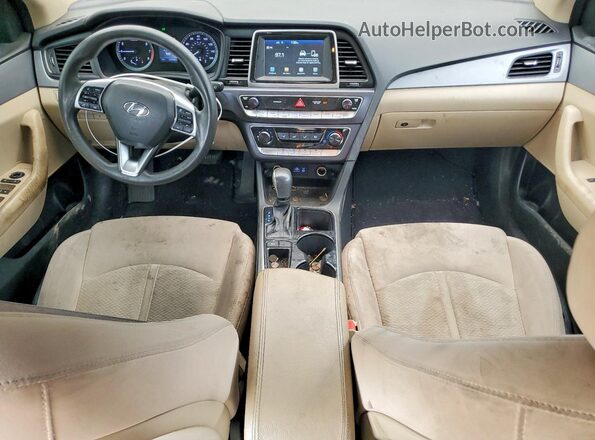 5NPE24AF6KH811365 2019 HYUNDAI SONATA Black Vista del cuadro de instrumentos