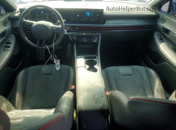 KMHL54JC5RA405711 2024 HYUNDAI SONATA Burgundy ხელსაწყოთა პანელის ხედი