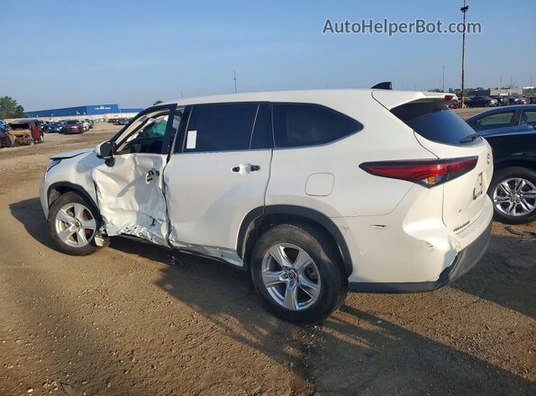 5TDCZRAH6NS123611 2022 TOYOTA HIGHLANDER White Հետևի աջ