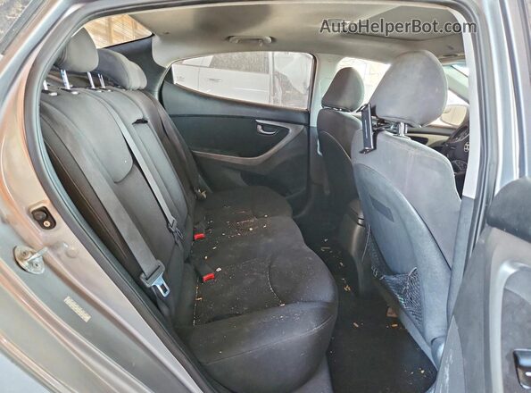 KMHDH4AE2GU481962 2016 HYUNDAI ELANTRA Серый Вид задней части салона