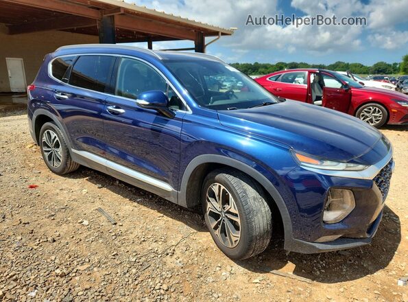 5NMS53AA9KH045976 2019 HYUNDAI SANTA Blue Դիմացի տեսք