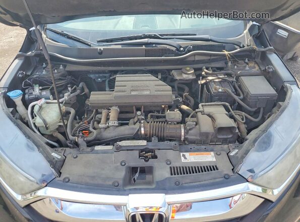 7FARW2H89JE027457 2018 HONDA CR-V Black Շարժիչի բաժամունքի տեսք