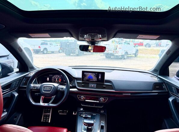 WA1B4AFY3K2063451 2019 AUDI SQ5 Black Widok tylnych siedzeń